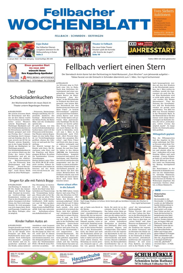 Fellbacher Wochenblatt