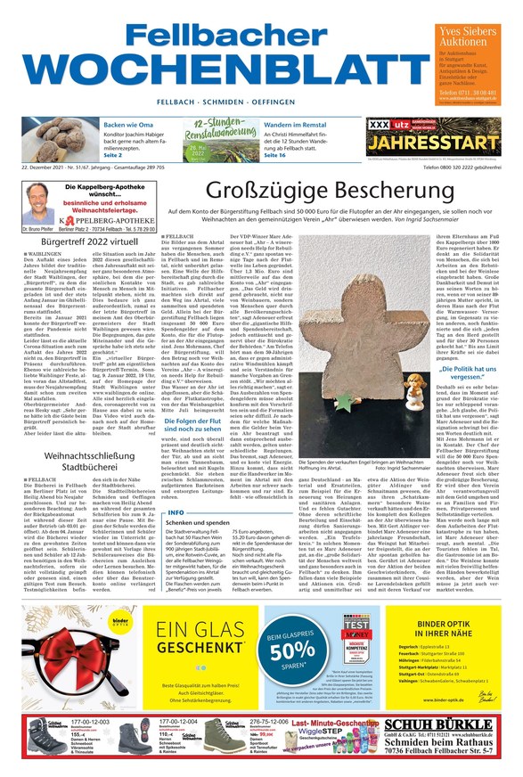 Fellbacher Wochenblatt